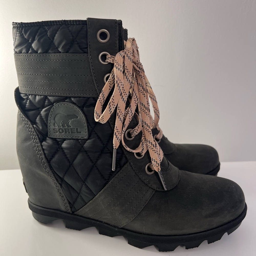 Sorel Women’s Lexie Wedge Boot Size 10, Gray